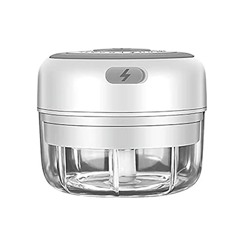 Avenn Avenn Multipurpose Rechargeable Electric Mini Garlic Onion Chopper Chop Mince Puree Dice One Touch Operation Twin Stainless Steel Blades 250 ML Wireless Chopper Multicolor - Image 2
