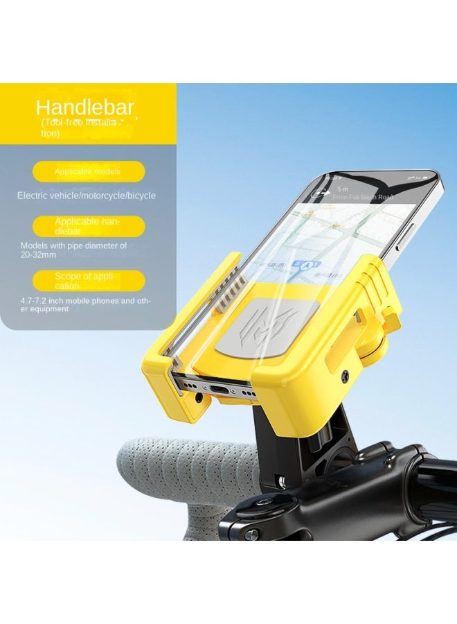 نيو حامل هاتف جديد مقاوم للصدمات مخصص للدراجات الهوائية والنارية للاستخدام في الملاحة - Image 1