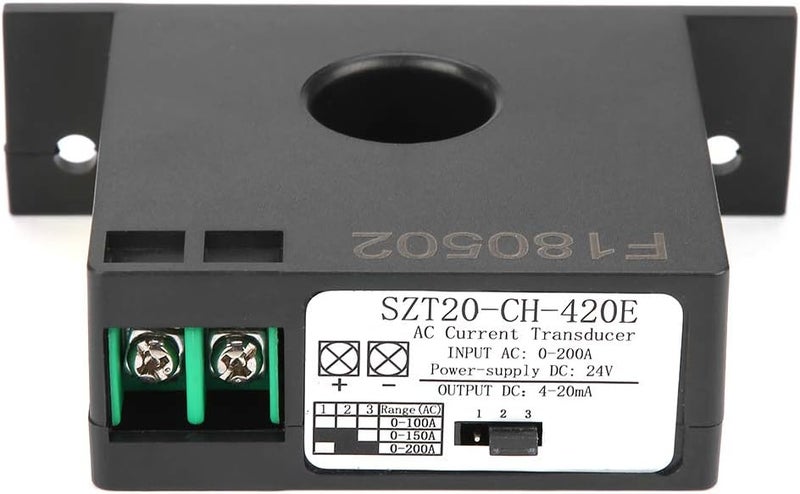 Wal front Current Transmitter, SZT20-420E Current Transducer Transmitter Transformer Sensor AC Current Converter 0-200A - Image 2