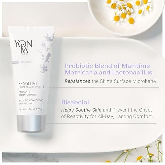Yonka Sensitive Creme | Hydrating Facial Moisturizer for Sensitive Skin | Prebiotic and Probiotic Skincare | Fragrance-Free | 1.72 oz - Image 3