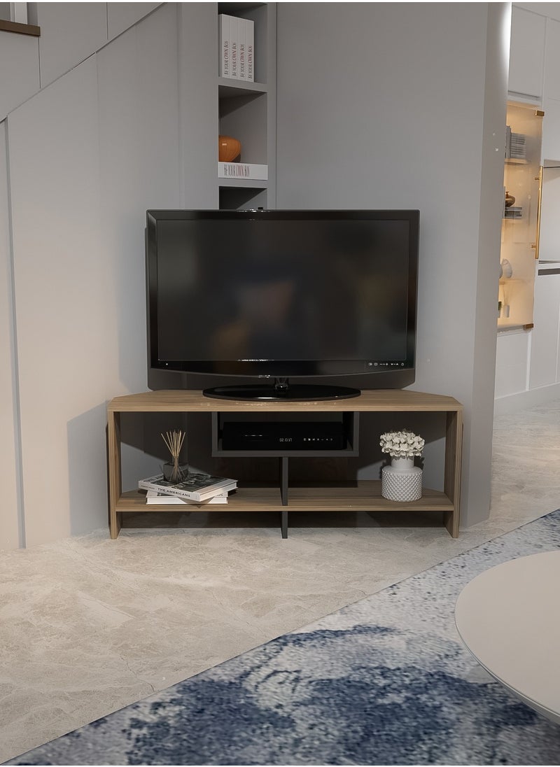 Decorotika Maldiv 120 cm Corner TV Unit for TVs up to 55"  - Image 1