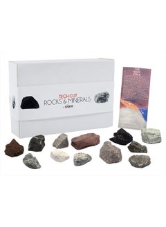 Rock Cycle Kit, 12 Pieces - Includes Metamorphic, Igneous & Sedimentary Rocks - 1" Specimens - Fun Geology Activity for Exploring The Rock Cycle & Rock Types - Tech Cut Rocks
