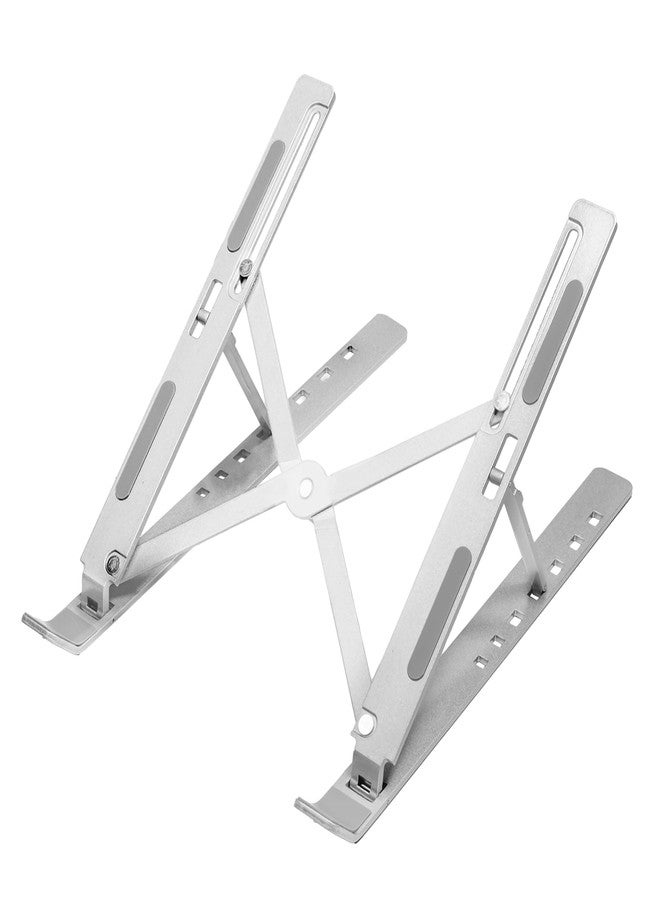 BoxWave Stand and Mount Compatible with MSI GE76 Raider (17.3 in) - Compact QuickSwitch Stand, Portable Multi Angle Viewing Foldable Riser - Metallic Silver - Image 2