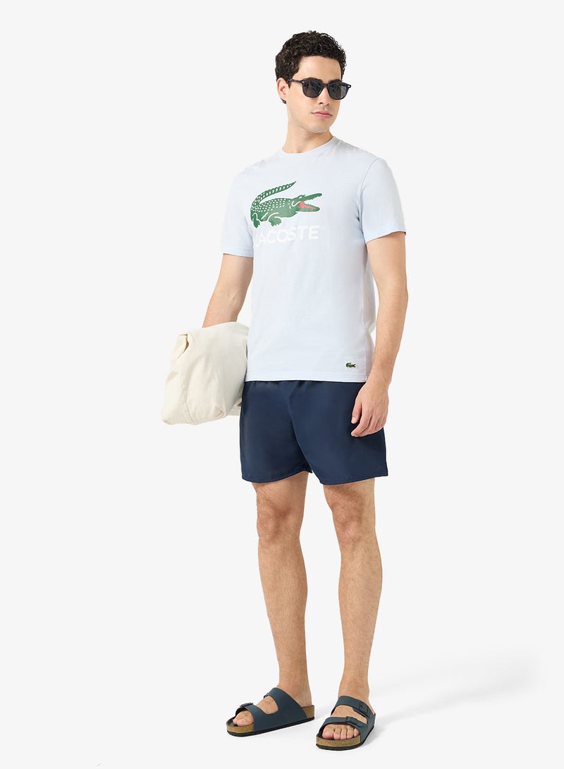 LACOSTE Monochrome Swim Trunks - Image 2