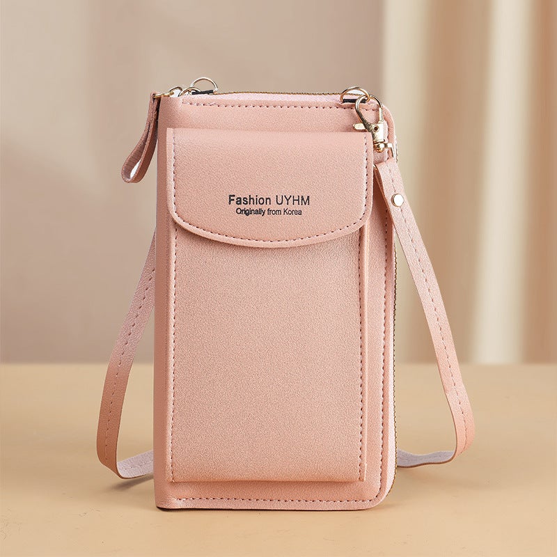 New Mobile Phone Bag Women'S Fashionable All-Match Korean Style Mini Small Satchel Student'S Large Capacity Multi-Card Wallet Card Bag For Women - Image 2