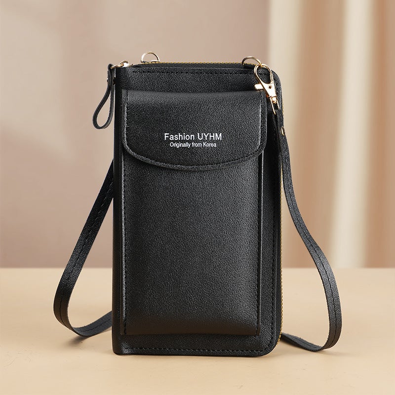 New Mobile Phone Bag Women'S Fashionable All-Match Korean Style Mini Small Satchel Student'S Large Capacity Multi-Card Wallet Card Bag For Women - Image 5