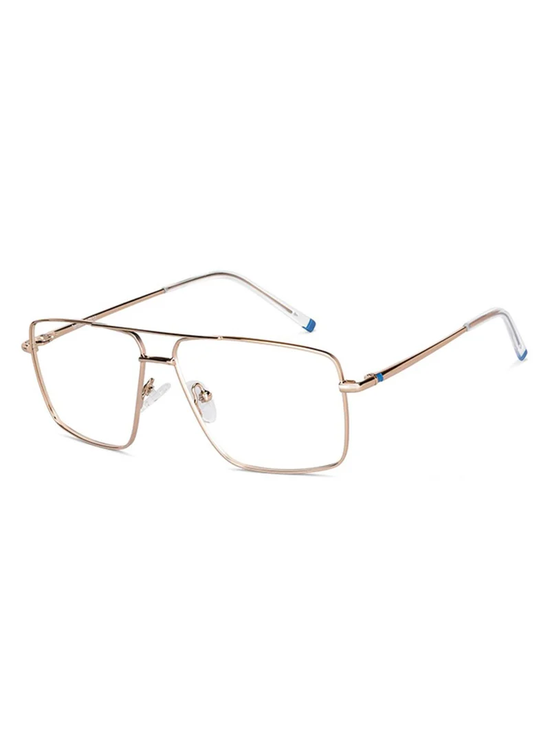 Lenskart Blu LENSKART BLU Gaming Glasses For Eye Protection From Digital Screens | Computer Glasses with Blue Cut & UV Protection | Lightweight Specs With Zero Power For Gamers (136 mm - Large) - LB E14484