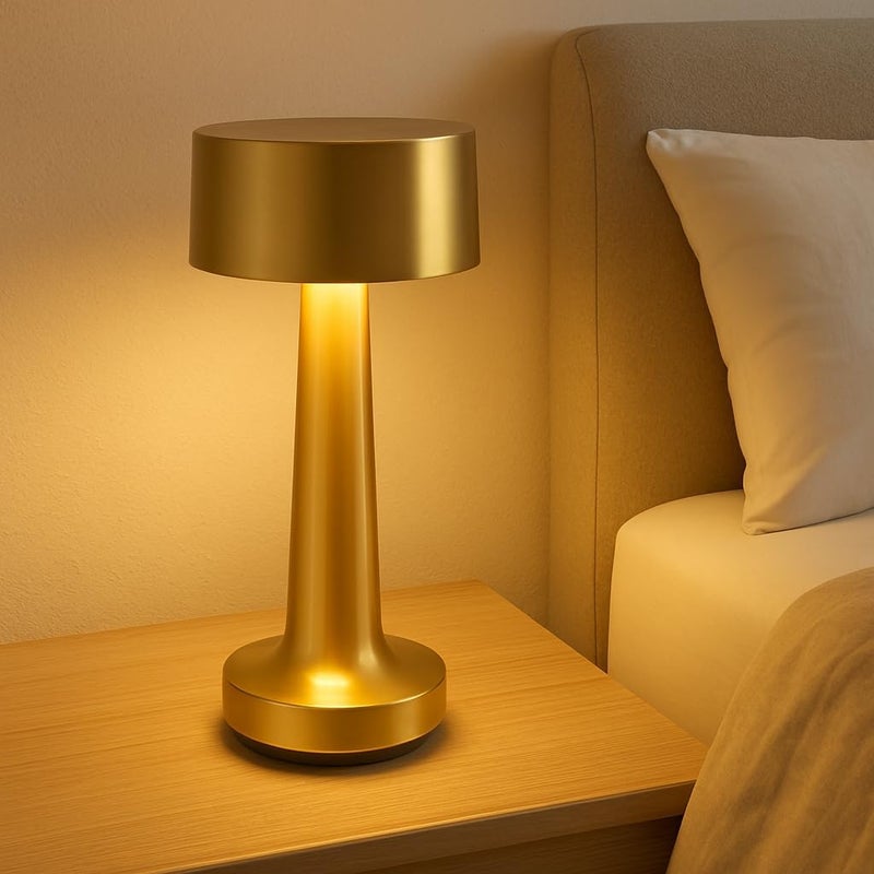 Fitto Modern Cordless Table Lamp – Stylish LED Lighting with Rechargeable Battery, Touch Control, and Adjustable Brightness for Home, Office, and Outdoor Use - Image 1
