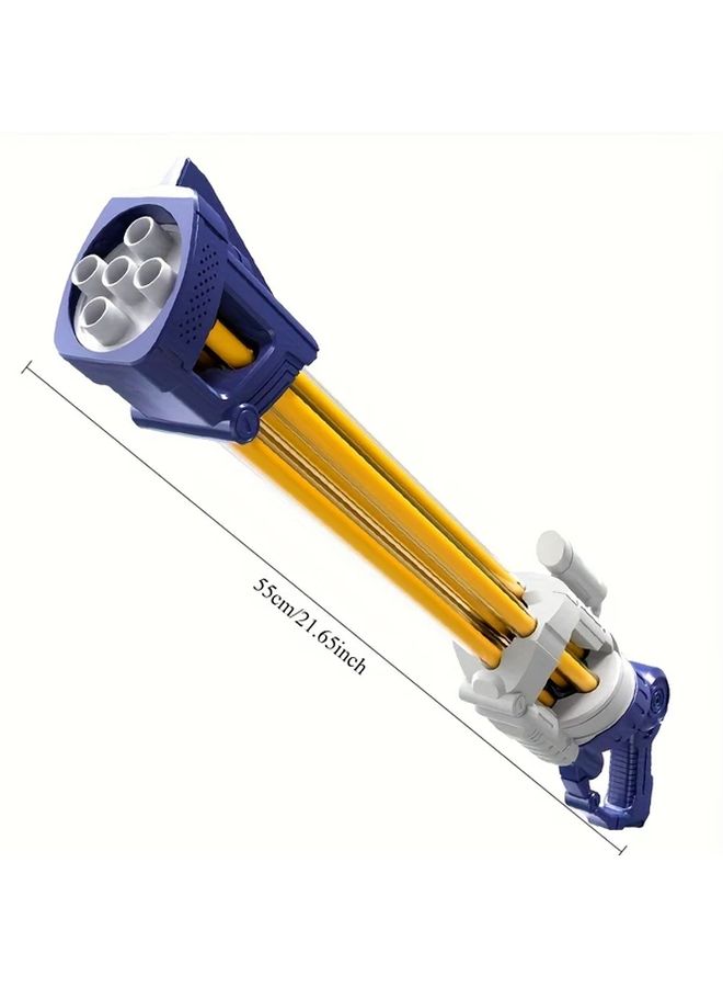 Brown Retractable Water Gun Large Capacity Heavy Duty Super Soaker for Outdoor Battles - Image 3