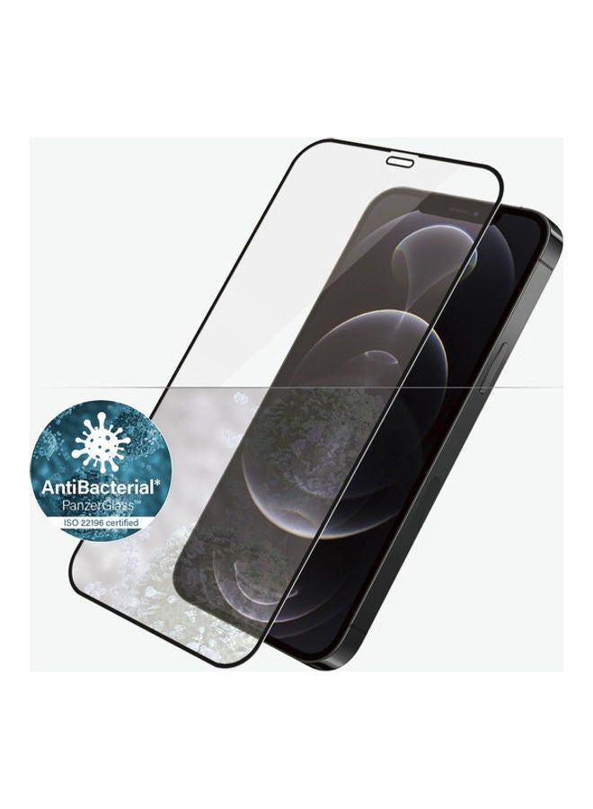 vesus Tempered Glass Screen Protector For iPhone 12/12 Pro Clear/Black