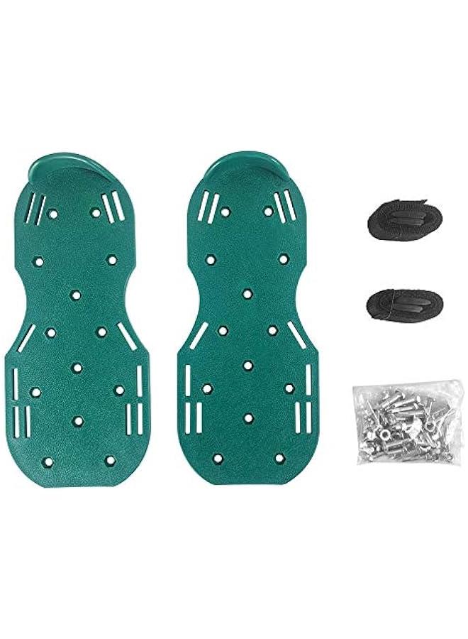 Arabest Gunite Spiked Shoes With 3/4” Short Spikes Perfect For Epoxy Floor, Overlays, Cover Installation, Green Color (Pair)  - Image 4