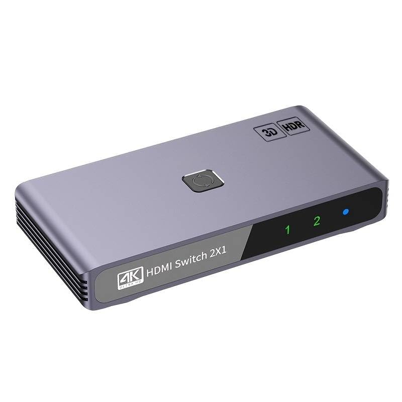 Tobo 4KHD Switch Selector, 2 in 1 Out bi-Directional Switching 4K60HZ HD Splitter, Supports 4K 3D HD, Compatible with Xbox, PS5/4/3, Fire Stick, Roku, Blu-ray Player TD-1101H - Image 1