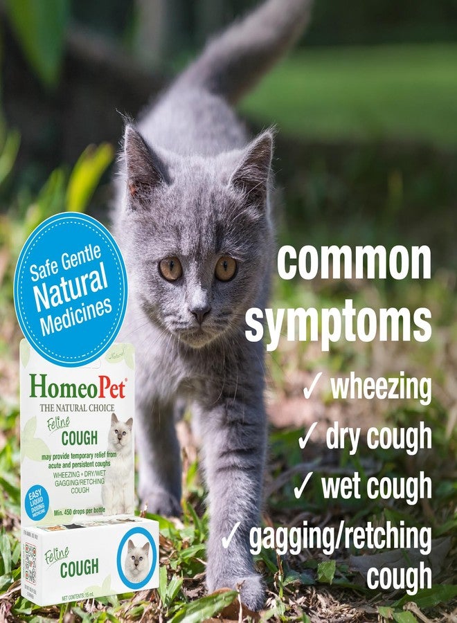 HomeoPet Feline Cough, Safe and Natural Cough Supplement for Cats, 15 Milliliters - Image 3