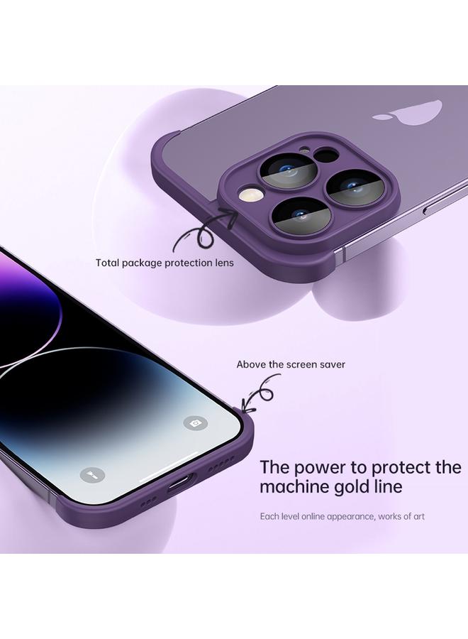 اس-توب جراب لهاتف iPhone 13 بأربع زوايا + إطار حماية من مادة TPU للكاميرا - Image 4