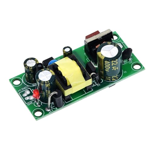 amiciSmart AC to DC Buck Converter, 85-265V AC to 5V DC 2A Power Module, 10W High-Efficiency Step-Down Circuit Board - Image 1