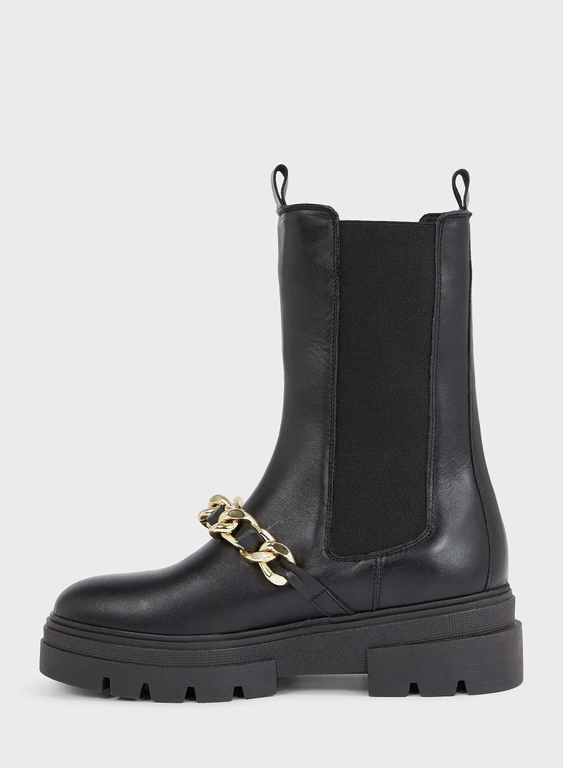 tommy hilfiger monochromatic chelsea boot