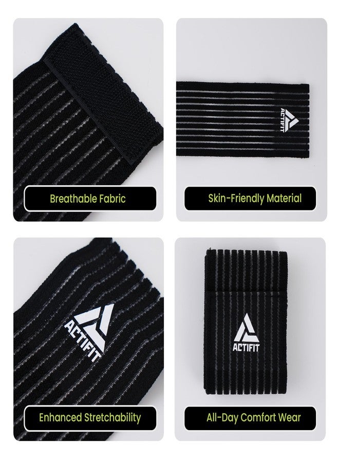 ACTIFIT Calf Support with Adjustable Band - Compression Brace for Pain Relief, Sports & Gym - Free Size - Image 2