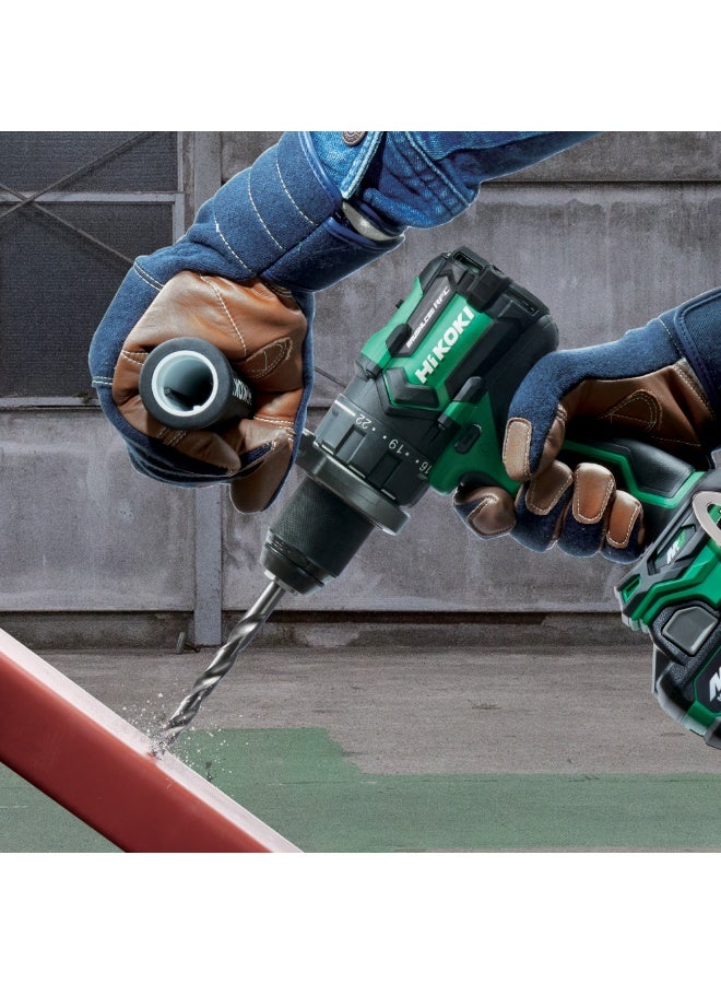 HiKOKI DV36DCWRZ 36V Cordless Impact Driver Drill | Brushless Motor | 2.5Ah Li-ion Battery | Compact & Powerful Performance for Heavy-Duty Drilling & Driving - Image 2