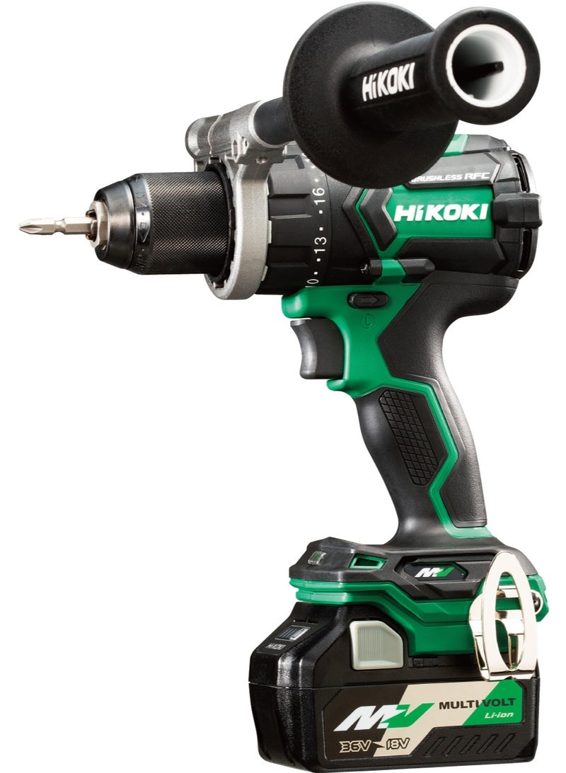HiKOKI DV36DCWRZ 36V Cordless Impact Driver Drill | Brushless Motor | 2.5Ah Li-ion Battery | Compact & Powerful Performance for Heavy-Duty Drilling & Driving - Image 1