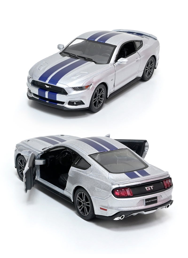 Kinsmart Ford Mustang GT 1/38 Scale Die Cast Metal Doors Openable Pull Back Action Toy Car  - Image 1