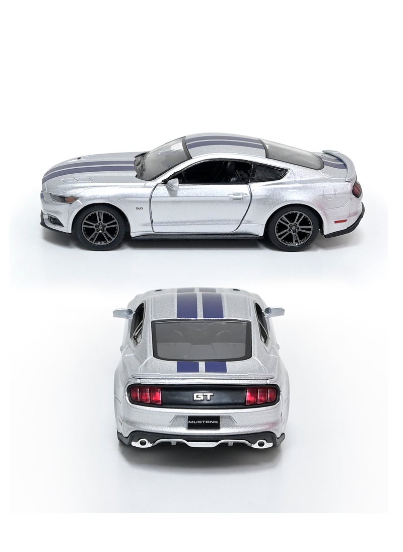 Kinsmart Ford Mustang GT 1/38 Scale Die Cast Metal Doors Openable Pull Back Action Toy Car  - Image 2