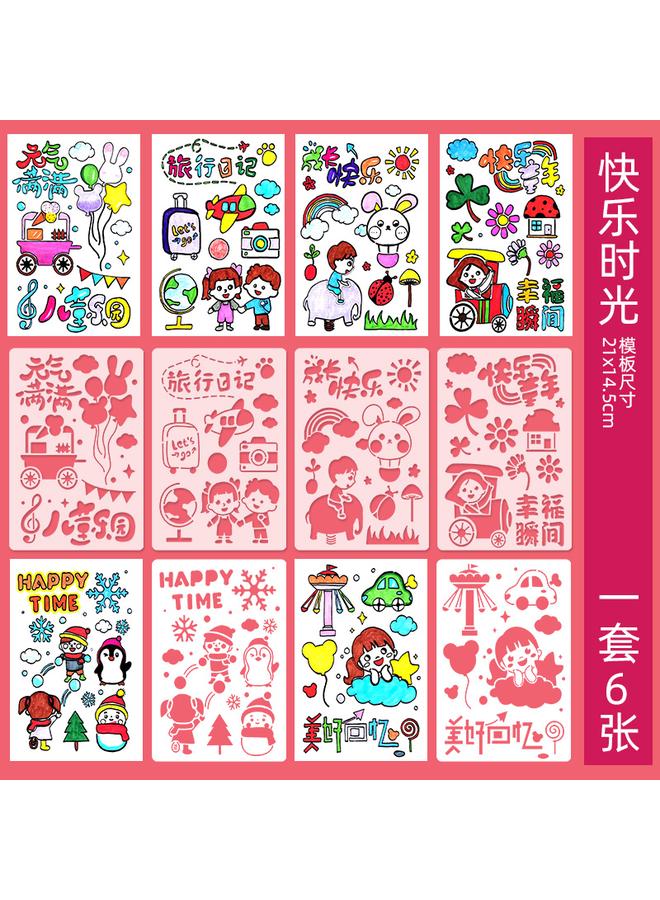 Bluejw Ll Growth Manual Decoration Material Suit Template Hand Account Journal Simple Homemade Small Fresh Cartoon Sticker - Image 1