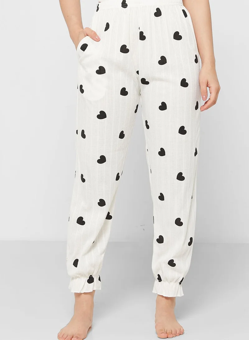 Ginger All Over Print Pyjama Set