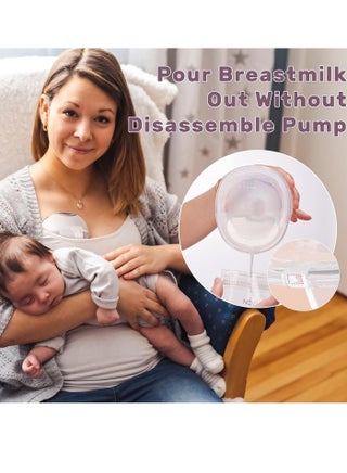 Wearable Breast Pump, Hands-Free Breast Pump with 2 Modes & 9 Levels, Double Electric Breast Pump with  Display, Portable Breast Pump - view 4