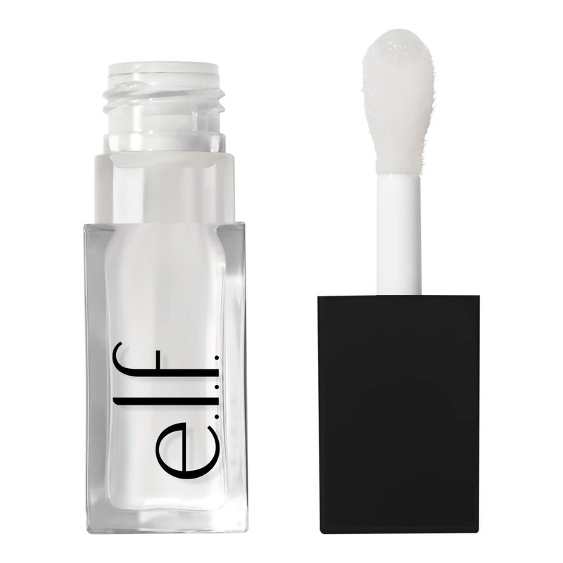 elf e.l.f. Glow Reviver Lip Oil, Nourishing Tinted Lip Oil For A High-shine Finish, Infused With Jojoba Oil, Vegan & Cruelty-free, Crystal Clear - Image 1