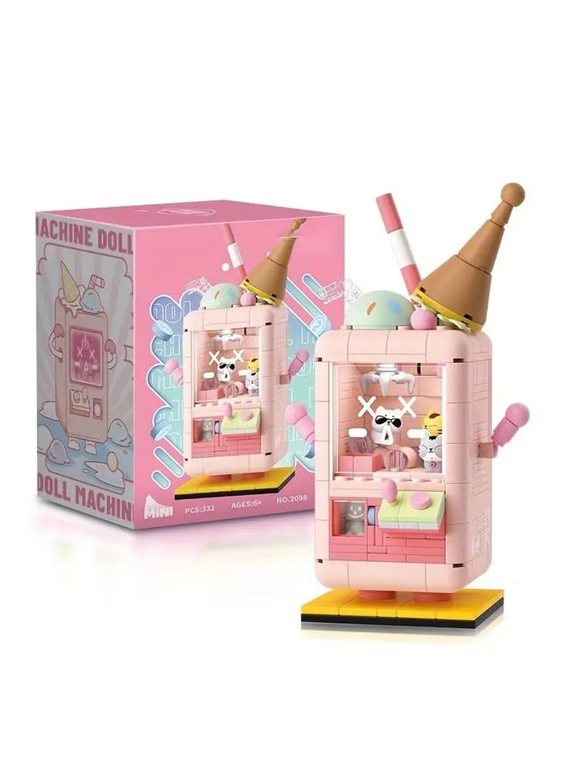 Arabest Whimsical Juice Drink Doll Building Blocks Set - Colorful Educational Toy Model for Kids' Creative Learning and Development - Perfect Desktop Decoration Gift - 2097-Cold Day Mint - Image 4