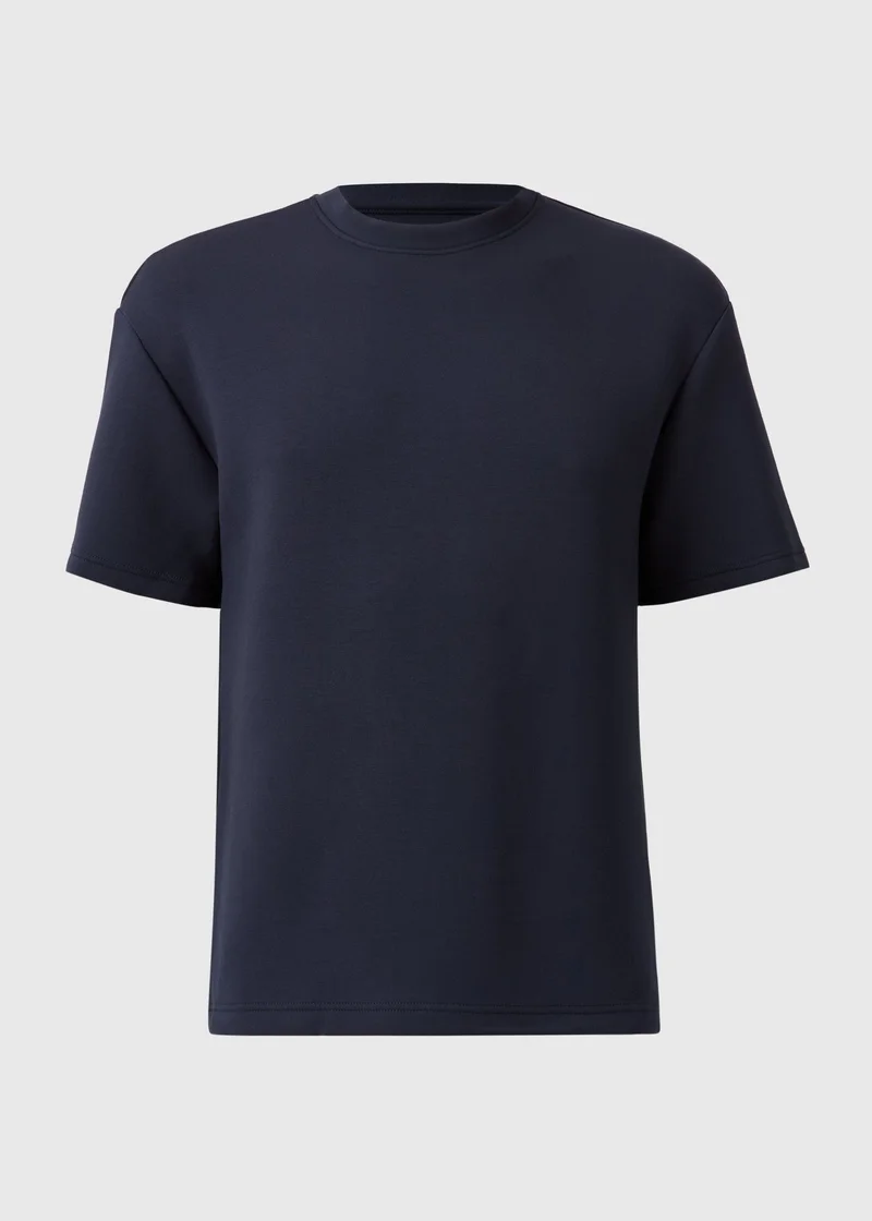 Matalan Navy Smart Scuba T-Shirt