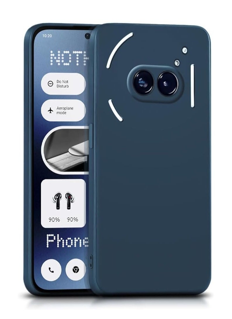 Houmt Nothing Phone 2A 5G Case Cover Inner Velvet Fabric Lining Matte Case Soft Silicone Flexible Camera Lens Protection Case for Nothing Phone 2A 5G 6.7-inch  - Image 1