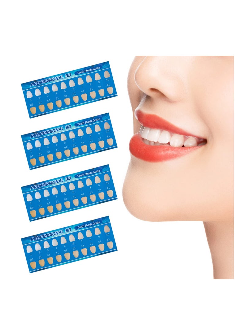 SOLARAE Teeth Whitening Shade Guide - 16 Color Dental Bleaching Shade Chart for Dentists, Ideal for Tracking Teeth Whitening Progress in Home Oral Care, Lightweight (20 Pieces) - Image 1