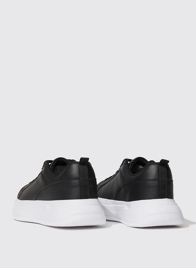 DeFacto Faux Leather Lace Up Platform Shoes by Styli