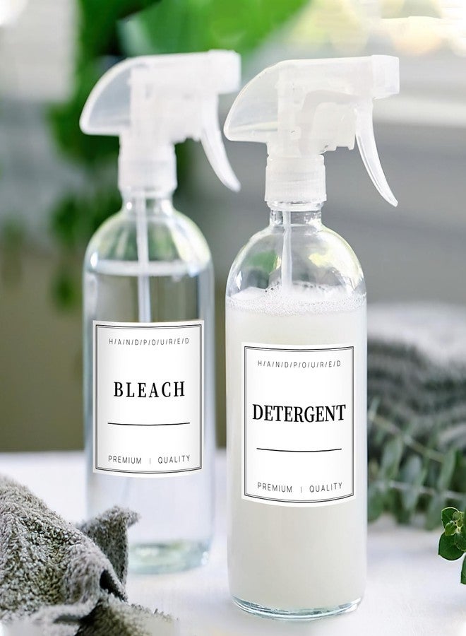 TESWEY 30PCS Waterproof Labels for Bottles, Minimalist Bathroom and Laundry Room Labels Set, Self-Adhesive Labels Stickers for Soap Dispenser and Laundry Jars, Hand Soap Shampoo Conditioner Label - Image 2