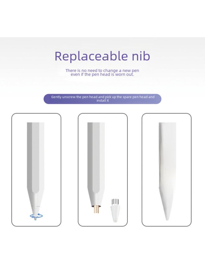 Active Capacitive Pen Stylus Suitable For Ipad Android Phones Tablets Touch Screen Control Replacement Handwriting Pen-Color:Sky Blue - Image 5