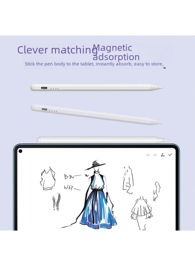 Active Capacitive Pen Stylus Suitable For Ipad Android Phones Tablets Touch Screen Control Replacement Handwriting Pen-Color:Sky Blue - Image 4