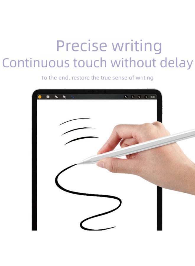 Active Capacitive Pen Stylus Suitable For Ipad Android Phones Tablets Touch Screen Control Replacement Handwriting Pen-Color:Sky Blue - Image 3