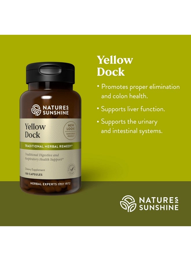 Nature's Sunshine Yellow Dock, 100 Capsules - Image 4