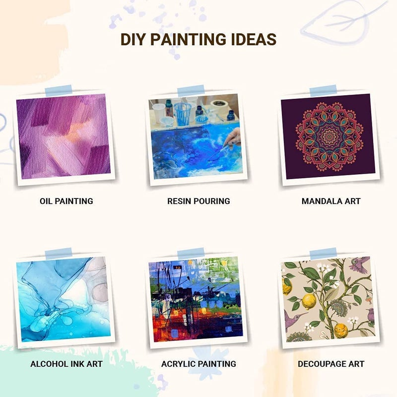 Ecomology Set Of 20 25 Inch Round Shape Plain MDF Shaped Magnets With Magnets Already Fixed To It Craft And Painting Activities Wooden Sheet Craft Decoupage Resin Art Work Decoration - Image 4