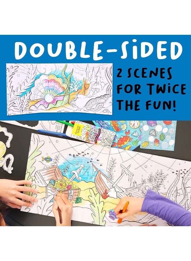Creativity for Kids Wonder Worlds 3D Coloring Craft Kit: Underwater Adventure - Arts and Crafts for Kids Ages 5-7+, DIY Kit and Art Set for Kids, Kids Gifts for Boys and Girls - Image 5