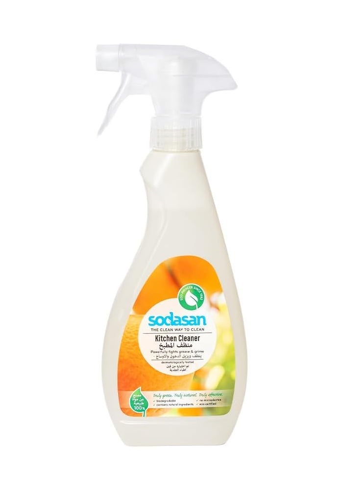 sodasan سبراي منظف المطبخ الطبيعي 100% من سوداسان - 500 جرام برائحة الحمضيات - Image 1