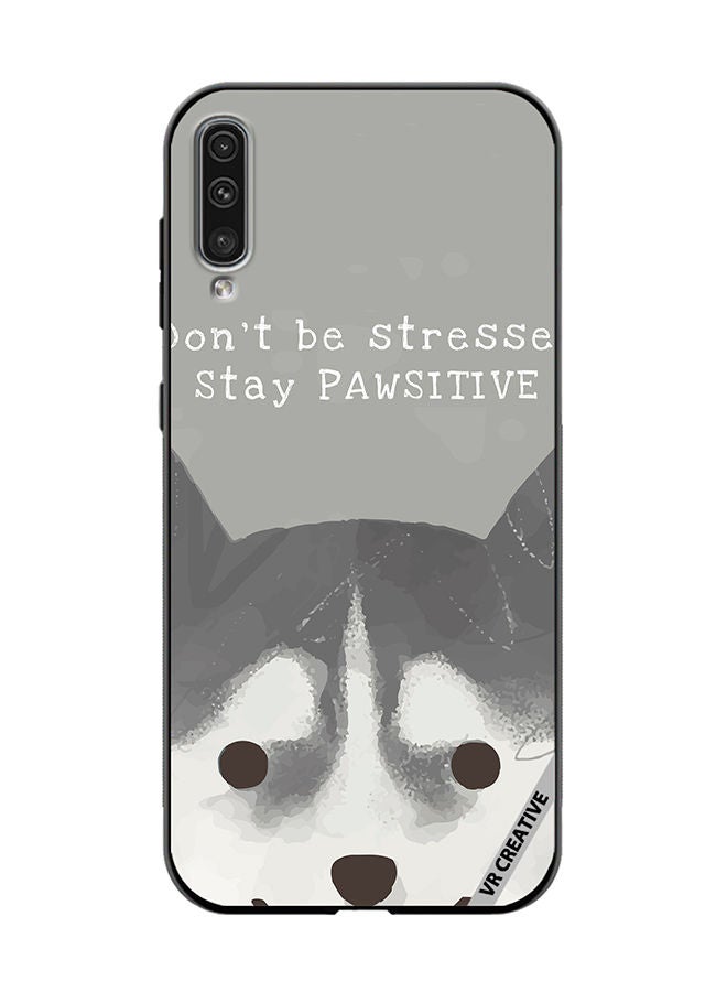 VR CREATIVE Protective Case Cover For Samsung Galaxy A70/A70s Positive Dog Design Multicolour - Image 1