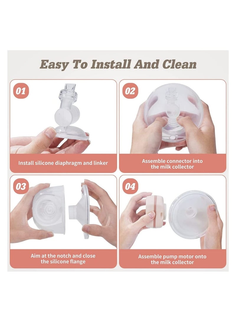 مضخة الثدي الكهربائية القابلة للارتداء - Image 4