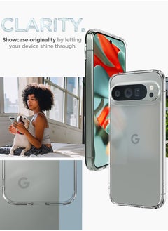 Spigen غطاء حماية فائق الجودة لهاتف Google Pixel 9 Pro XL - شفاف للغاية  - Image 3