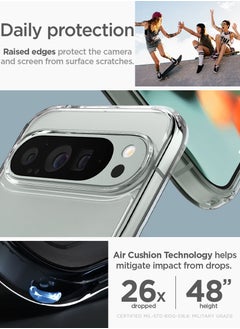 Spigen غطاء حماية فائق الجودة لهاتف Google Pixel 9 Pro XL - شفاف للغاية  - Image 5