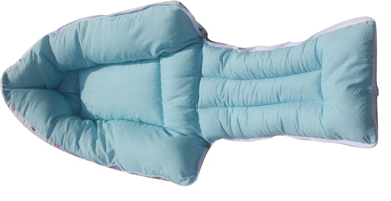 AMARDEEP Blue Baby Quilt & Sleeping Bag Cum Carry Bag – Soft, Cozy, Portable Baby Bedding for Newborns, Infants – 64x41 cm, Stroller, and Sleeping Time - Image 5