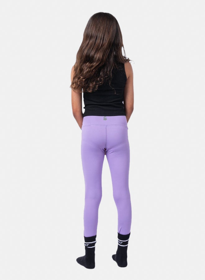 Ghost Girl's Sports Leggings - Lavender - Image 2