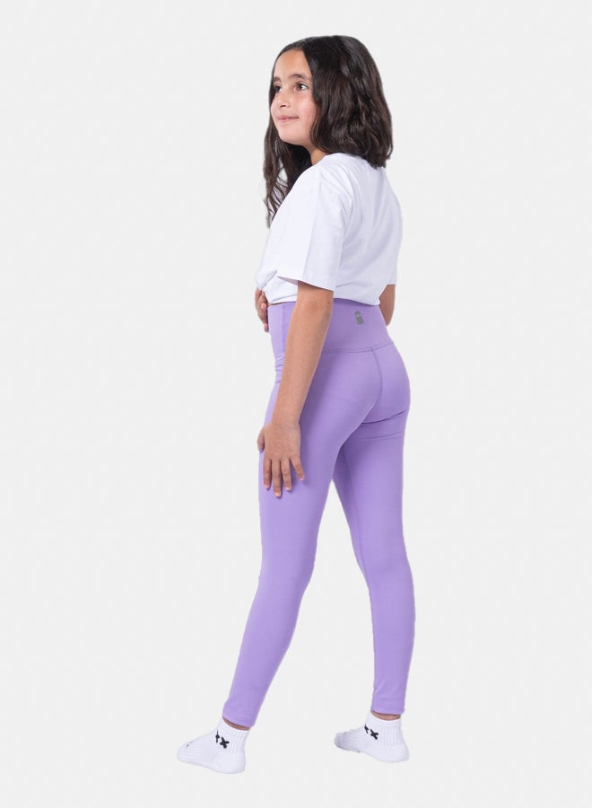 Ghost Girl's Sports Leggings - Lavender - Image 3