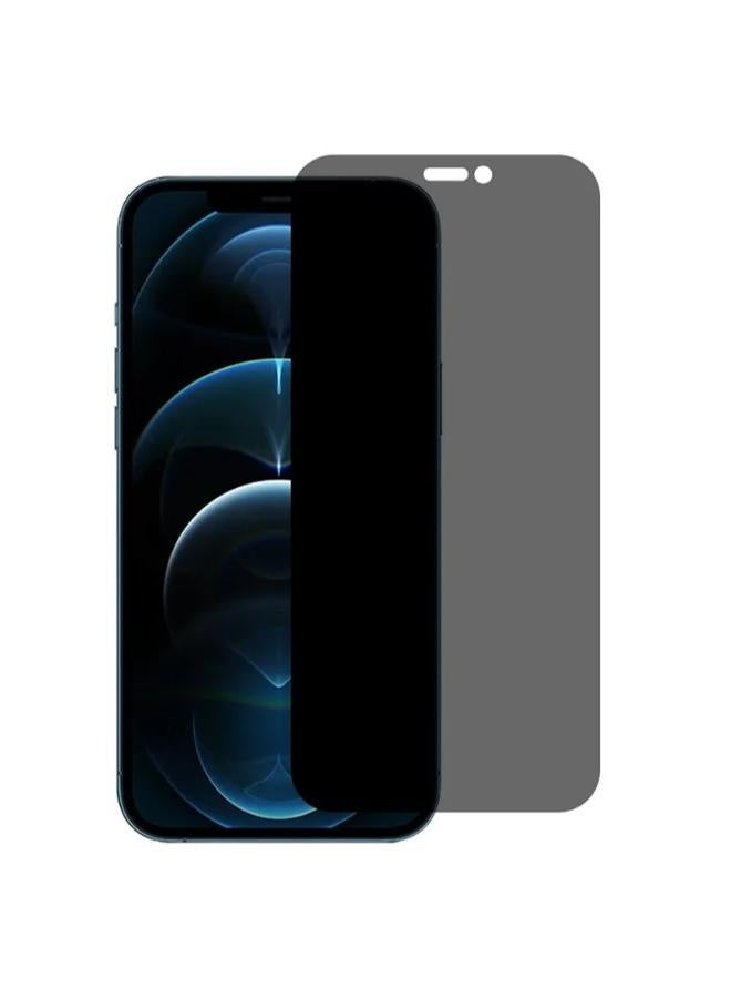 Screen Protector GLASS PRIVACY for iPhone 12 PRO MAX BLACK - Image 1